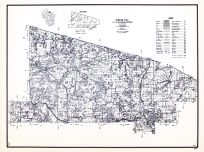 Vilas County, Wisconsin State Atlas 1956 Highway Maps